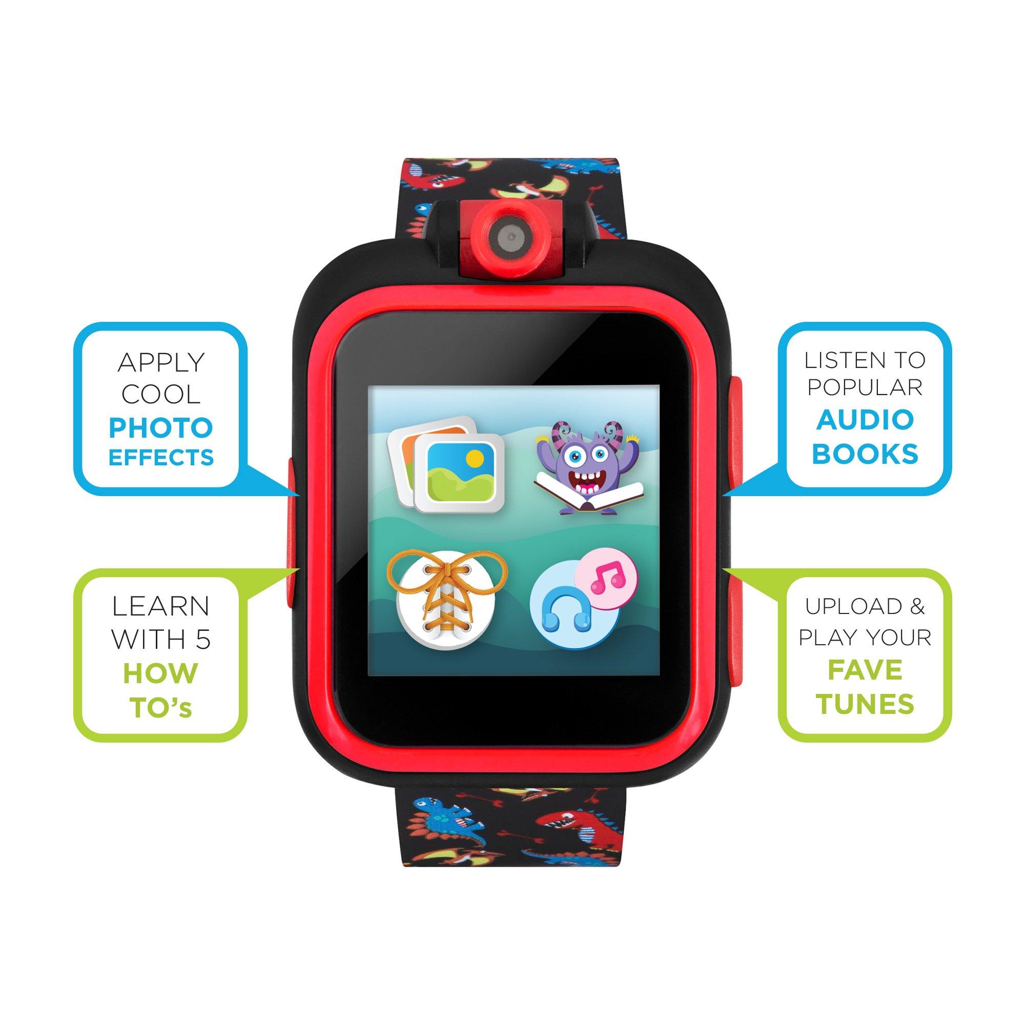 PlayZoom 2 Kids Smartwatch: Black Dinosaur Print affordable smart watch