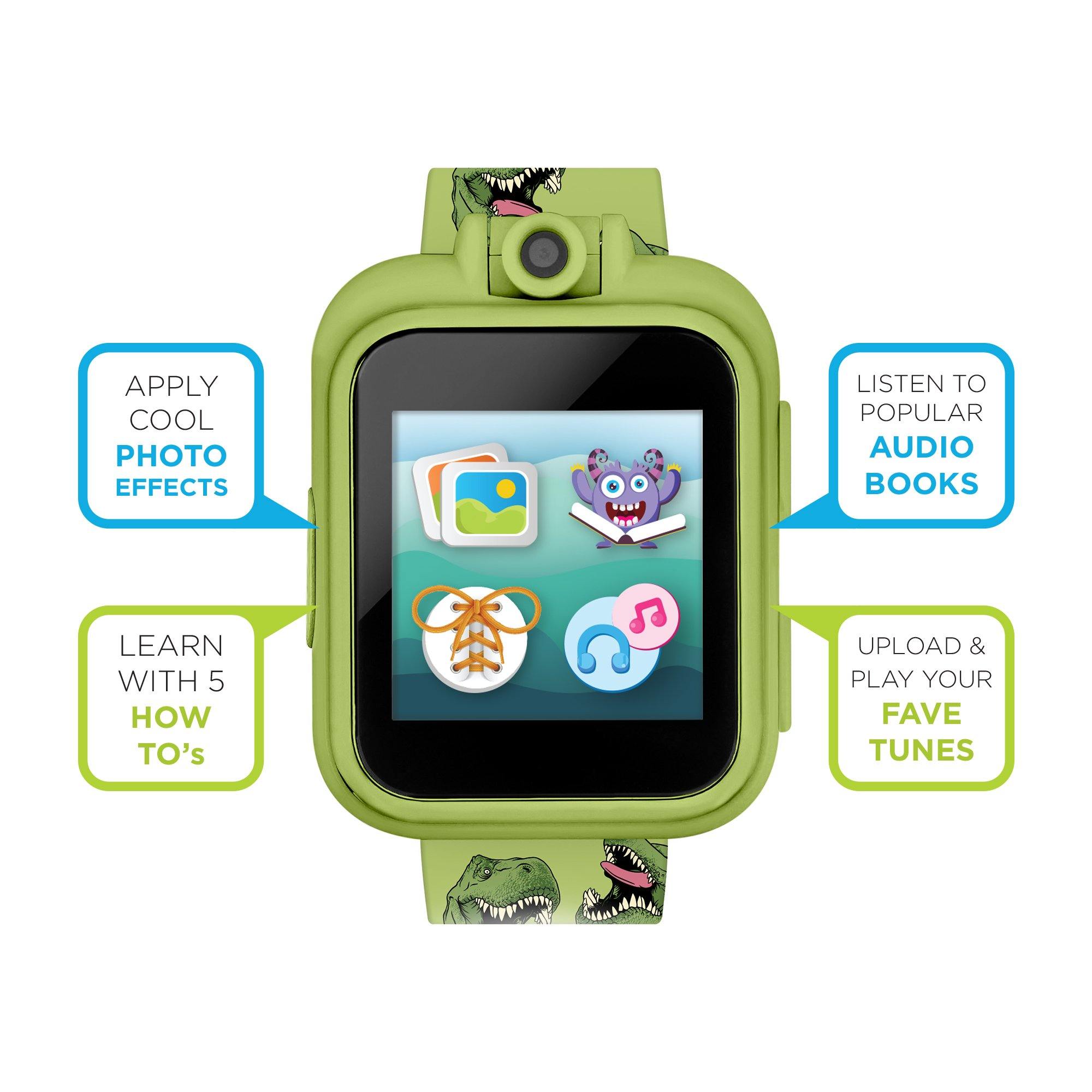 PlayZoom 2 Kids Smartwatch: Green Dinosaur Print affordable smart watch