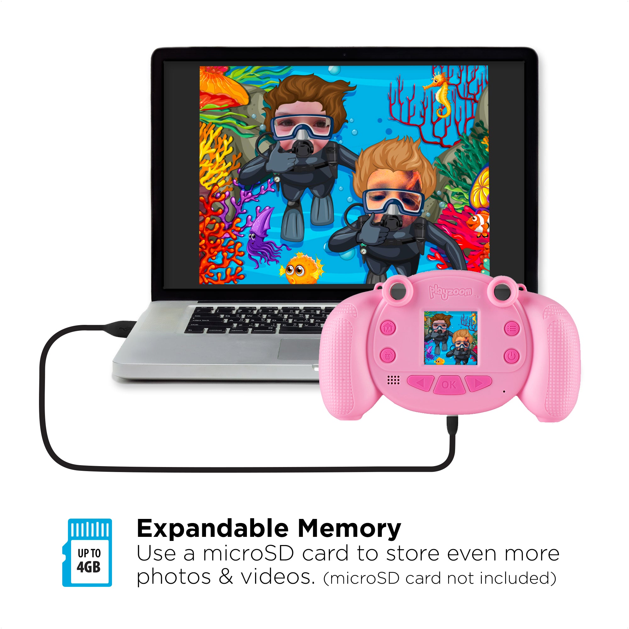 PlayZoom Snapcam, Pink affordable snapcam