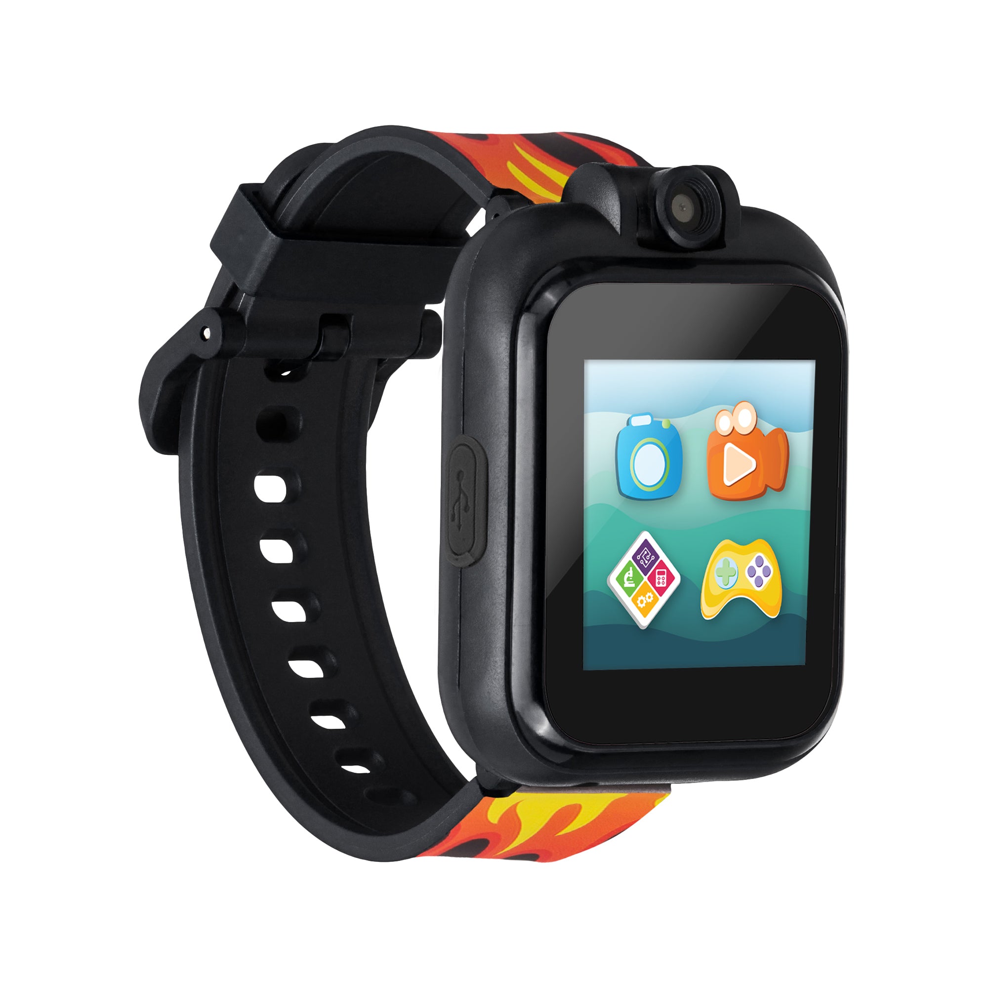 PlayZoom 2 Kids Smartwatch with Headphones: Flame Print affordable smart watch with headphones