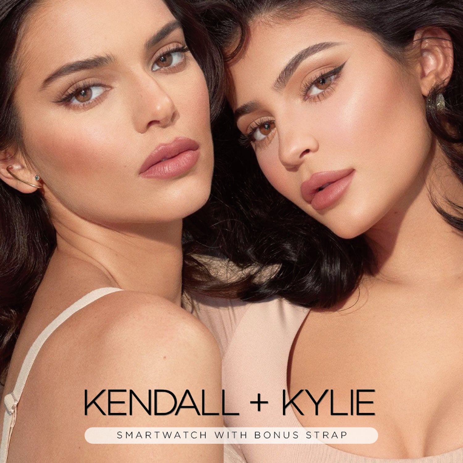 Kendall + Kylie: Smartwatch with Rose Gold Case and Merlot/Blush Straps 40mm affordable smart watch