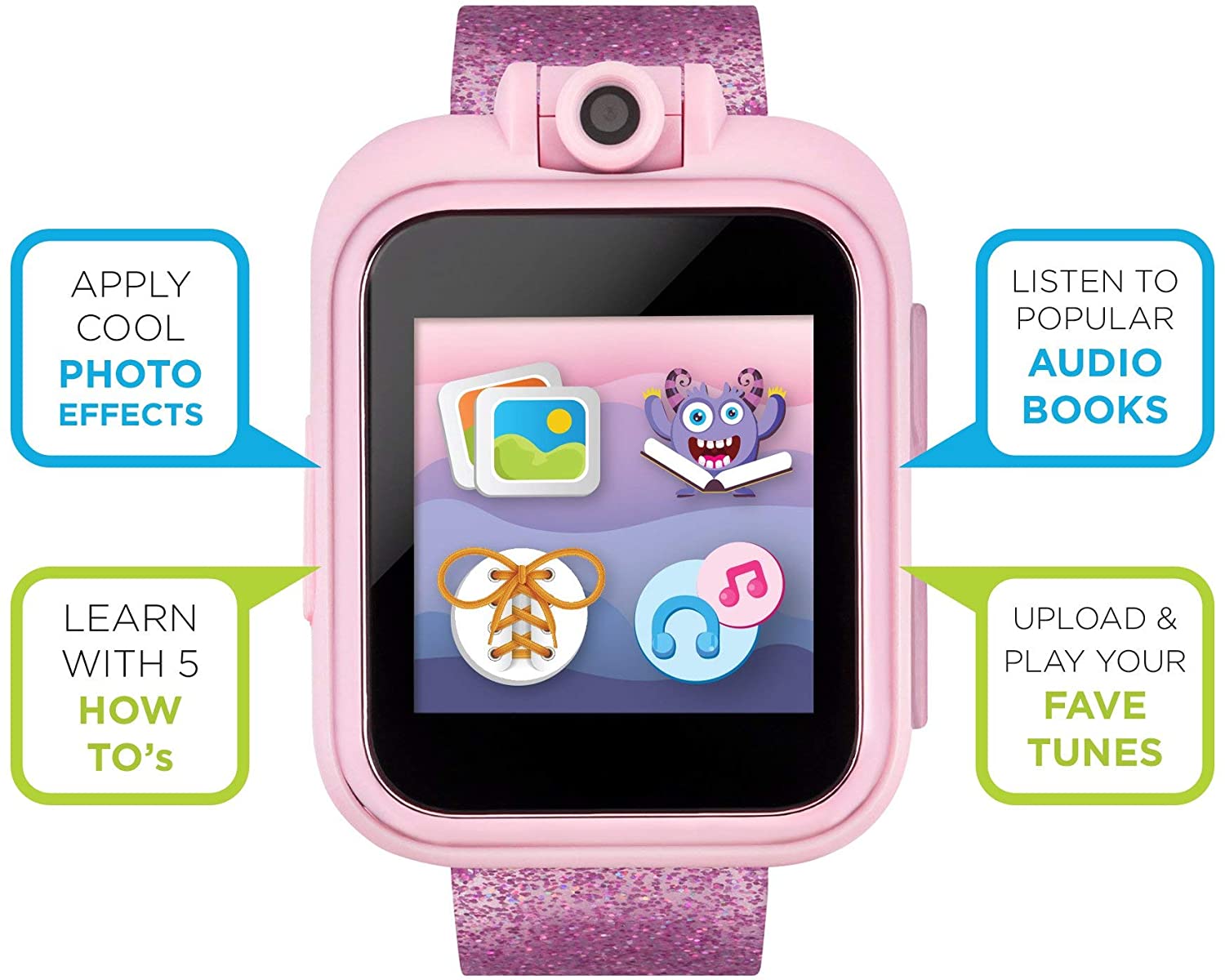 PlayZoom 2 Kids Smartwatch: Fuchsia Glitter